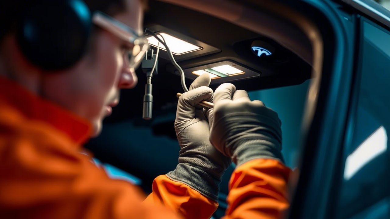 Reparación Sistema de iluminación Tesla