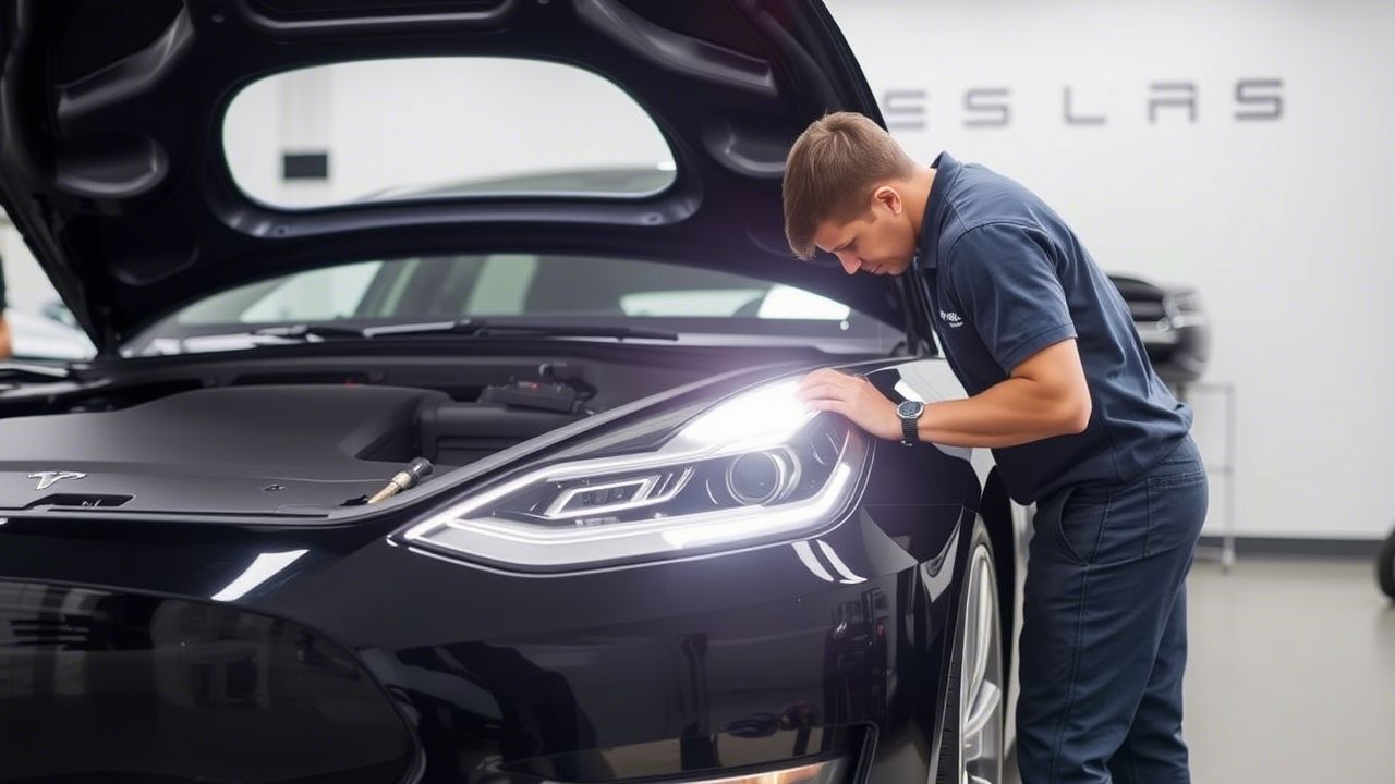 Reparación Sistema de iluminación Tesla