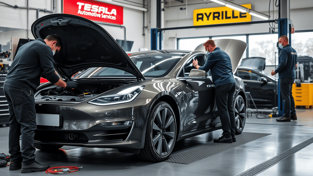 Tesla reparación urgente